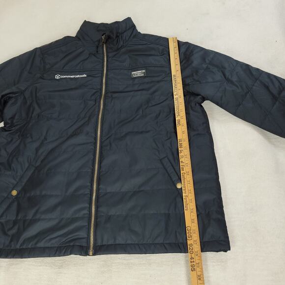 LL Bean Jacket Mens Sz XXL Black Quilted Gorpcore Puffer Winter Cold Snow Ski - Picture 6 of 16